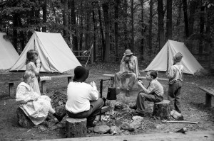 Around the camp fire