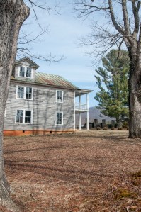 Dormitory with pillars in background