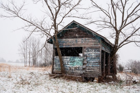 Cow shed without cows